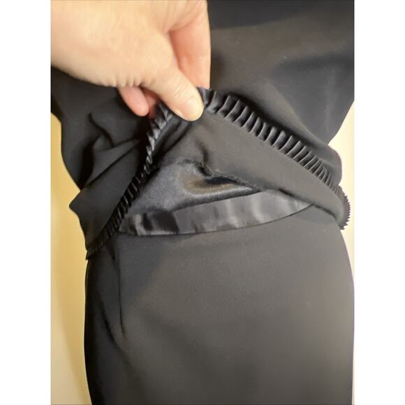 Yves Cossette Depeche Mode Black Sleeveless Dress Size 6 Classic - Picture 6 of 11